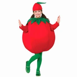 Children Tomato Costume Vegetable Stage Dress Up Halloween Cosplay Outfit For Boys Girls 22 Children Tomato Costume Vegetable Stage Dress Up Halloween Cosplay Outfit For Boys Girls -Children Toys Sale kids vegetable halloween costume 1