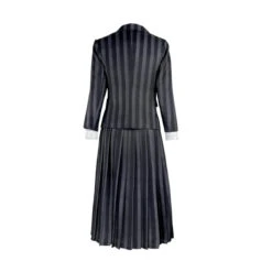 Wednesday Addams School Uniform Nevermore School Dress 5pcs Suit Wednesday Addams Costume For Kids Adult -Children Toys Sale kids wednesday school uniform 5