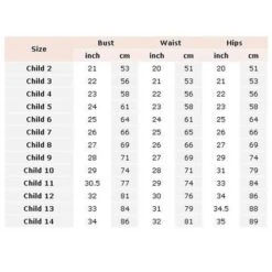 Kids Dolores Dress Extraordinary Hearing Magic Dolores MadrigalCosplay Outfit -Children Toys Sale kidssizechart 720x 46f17abb b92b 4a63 bbe6 94cf99564007