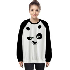 Dragon Warrior Costume Unisex Panda Sweatshirt Casual Dragon Warrior Po Cosplay Outfit