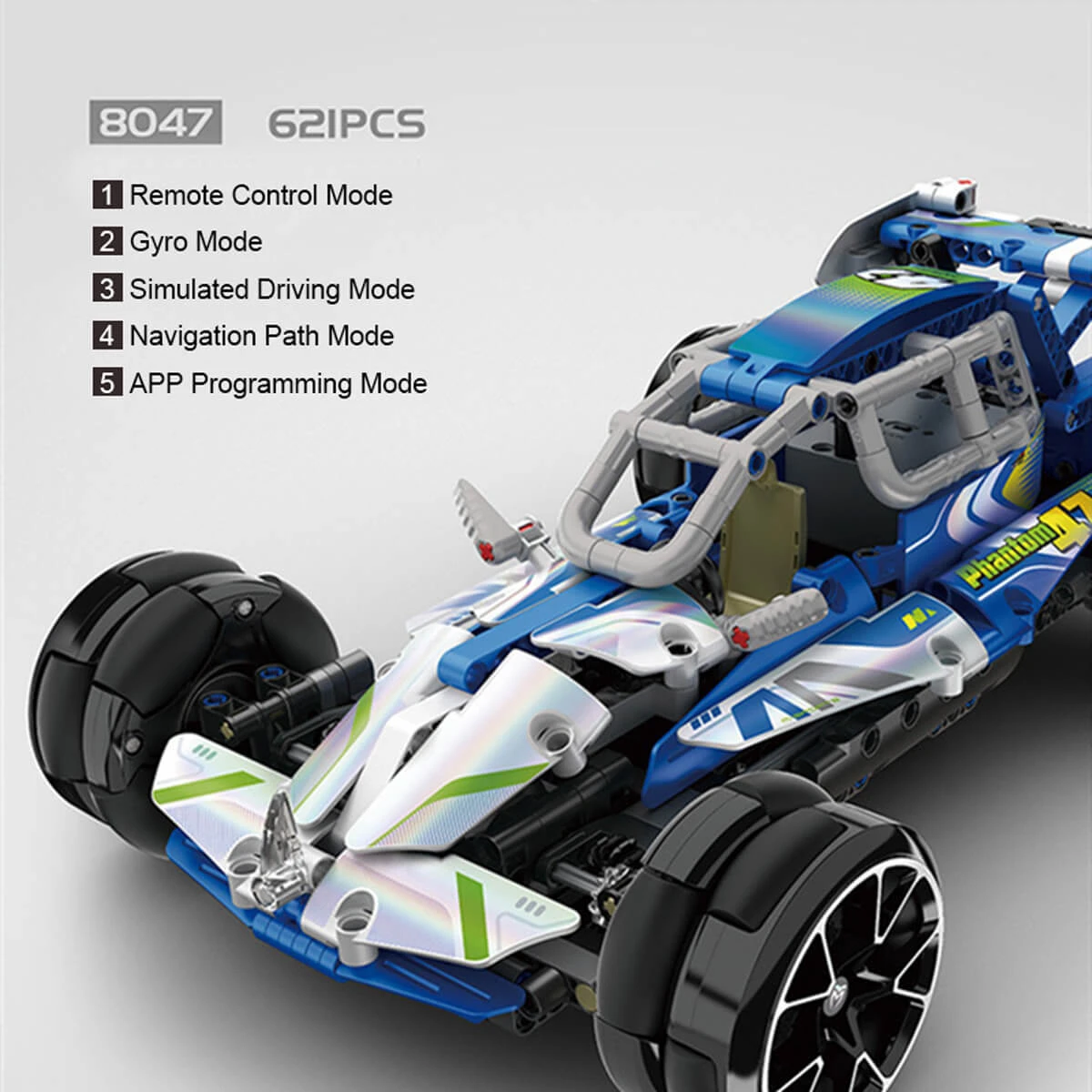 3 In 1 STEM RC Robot Car Building Blocks DIY Kit 4WD Remote Control APP Programming Drift Robot Car 3 3 In 1 STEM RC Robot Car Building Blocks DIY Kit 4WD Remote Control APP Programming Drift Robot Car - Image 3