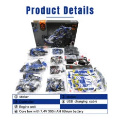 3 In 1 STEM RC Robot Car Building Blocks DIY Kit 4WD Remote Control APP Programming Drift Robot Car 21 3 In 1 STEM RC Robot Car Building Blocks DIY Kit 4WD Remote Control APP Programming Drift Robot Car -Children Toys Sale lego robot Car 5
