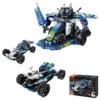 3 In 1 STEM RC Robot Car Building Blocks DIY Kit 4WD Remote Control APP Programming Drift Robot Car