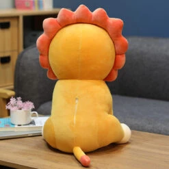 24" Cute Lion Plush Toys Sun Flower Stuffed Animal Hug Doll For Kids Baby Lovely Cartoon Christmas Gift -Children Toys Sale little lion plush toy 2