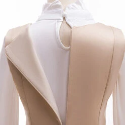 Girls Megan Costume Killer Robot Khaki Pleated Sleeveless Dress With Shirt Belt Scarf Full Set 13 Girls Megan Costume Killer Robot Khaki Pleated Sleeveless Dress With Shirt Belt Scarf Full Set -Children Toys Sale m3gan costume 3