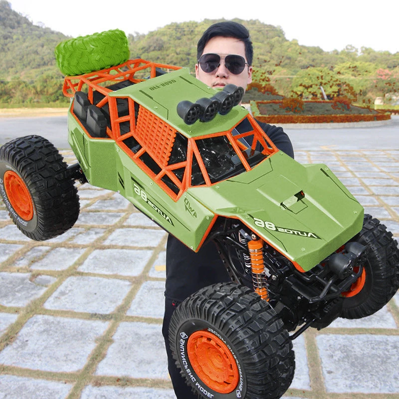 1/8 Remote Control Car 2.4G Alloy Climbing Car 4WD Off-road Vehicle For Kids 2 1/8 Remote Control Car 2.4G Alloy Climbing Car 4WD Off-road Vehicle For Kids - Image 2