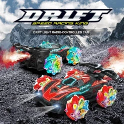 2.4G Remote Control Car 360° Rotation Drift Racing Car Dual Control Electric Spray Car Toy -Children Toys Sale main 01 2d36b0f6 26e9 4fca 8261 19281ed6e8fd