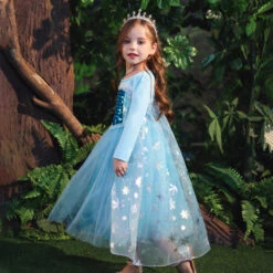 Kids Elsa Dress Halloween Princess Dress Up Costume Cosplay -Children Toys Sale main 01 4b3a919f 3879 46f4 b9d0 2627d4106dcf