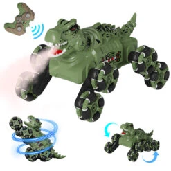 2.4G RC Stunt Car Eight-wheeled Dino Spray Deformation Car Tyrannosaurus Rex Climbing Car -Children Toys Sale main 01 717b8db0 4c9c 4d8a 90fb 5716852ae2ba