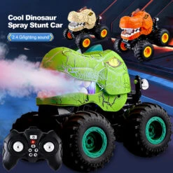 2.4G Dinosaur RC Car 360° Stunt Spray Car Monster Climbing Truck Electric Remote Control Toy Cool Light -Children Toys Sale main 01 e3ea6ef9 8c3b 4bfa 8540 045ba10fd366