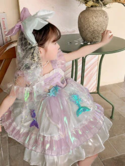 Kids Princess Mermaid Dress Multi Layer Lace Ball Gown Dress With Tulle Bow Veil 8 Kids Princess Mermaid Dress Multi Layer Lace Ball Gown Dress With Tulle Bow Veil -Children Toys Sale main 02 21546e10 1bc0 40a5 bcb3 cc9b579466fd