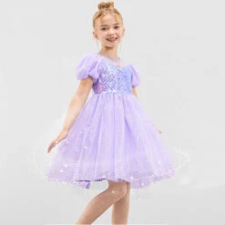 Girls Mermaid Sequin Dress Princess Tulle Party Costume Ball Gown Dress With Cape 2pcs Suit 14 Girls Mermaid Sequin Dress Princess Tulle Party Costume Ball Gown Dress With Cape 2pcs Suit -Children Toys Sale main 02 57cfe17e 857c 4678 9a9a 6b4e54dc0115