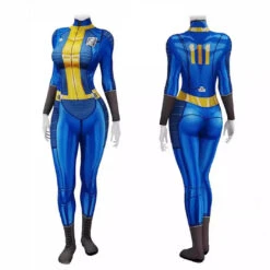 Women Nora Smith Costume Fallout 4 Vault 111 Jumpsuit Halloween Cosplay Outfit