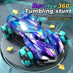 2.4G RC Drift Car Colorful 4WD Off-road Car 360° Stunt Car Dual Remote Mode For Kids -Children Toys Sale main 02 abfcc402 825a 404d be6a b326dbd4fc60