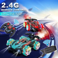 2.4G Remote Control Car 360° Rotation Drift Racing Car Dual Control Electric Spray Car Toy -Children Toys Sale main 02 d29b9d6f c94a 40f9 91db a649f33b495b