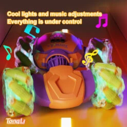 2.4G Remote Control Stunt Car 360° Twisting Car Dual Control With Cool Light -Children Toys Sale main 02 fba5ecaf ab17 469d b927 3271b5afa149