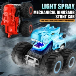 2.4Ghz Dino Remote Control Car 4WD Spray Stunt Car Climbing Off-road Car Toy -Children Toys Sale main 04 649225bb f174 41a6 88f0 8064a1ad2fac