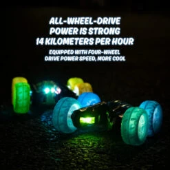14KM/H RC Stunt Car 2.4G Double-sided Rolling 360° Rotation Car LED Light Letters Vehicle For Kids -Children Toys Sale main 04 6fc14d4c 31d4 4779 b4d1 fdb439d312d4