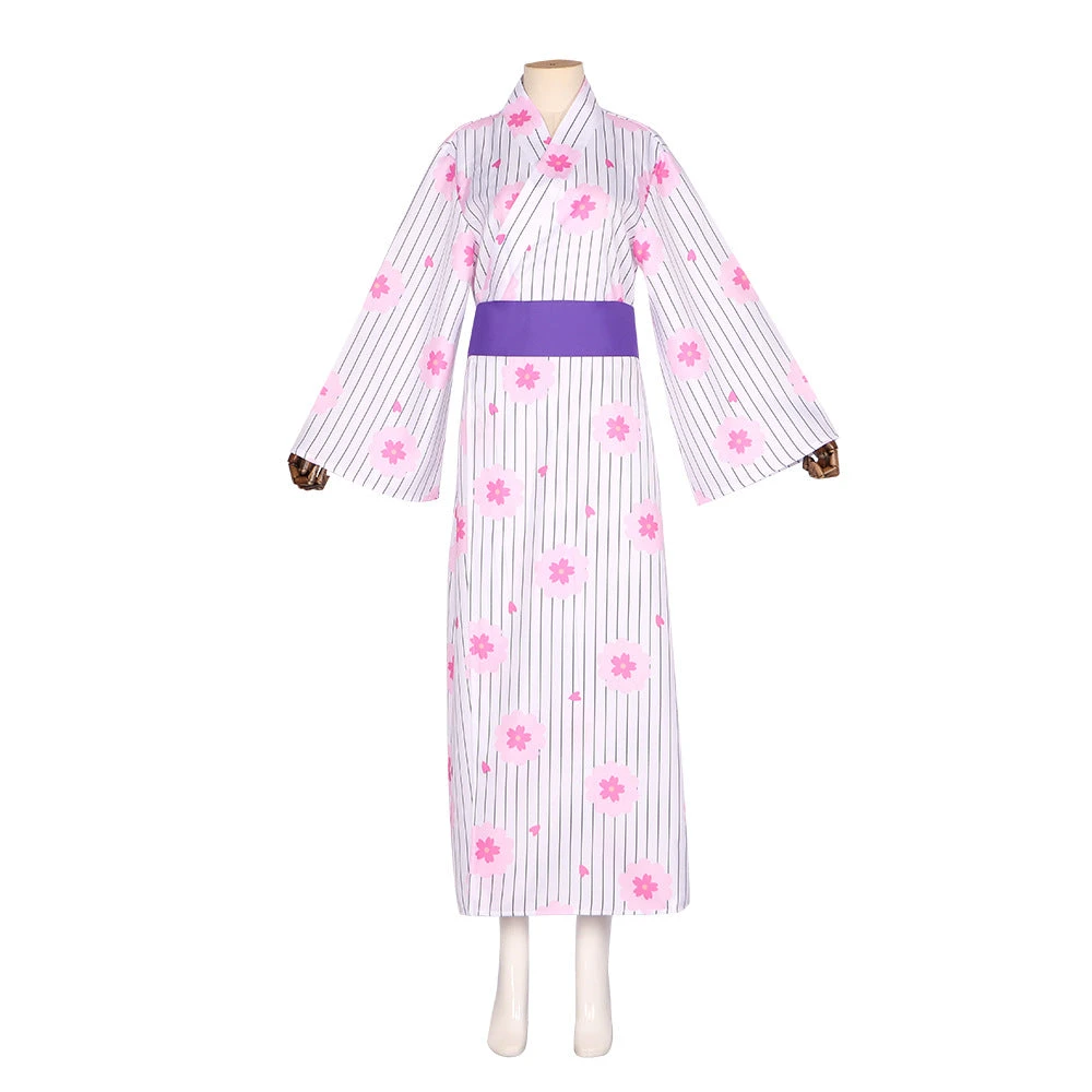 Adult Mitsuri Cosplay Costume Kimono Outfit Halloween Carnival Uniforms For Women 5 Adult Mitsuri Cosplay Costume Kimono Outfit Halloween Carnival Uniforms For Women - Image 5