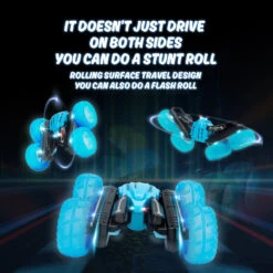 14KM/H RC Stunt Car 2.4G Double-sided Rolling 360° Rotation Car LED Light Letters Vehicle For Kids -Children Toys Sale main 05 e929032a e51b 4c6d 9927 7164168fda3f