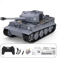 1/24 Remote Control Tank 2.4G Infrared Battle RC Tank 1080° Turret Rotates With Metal Track