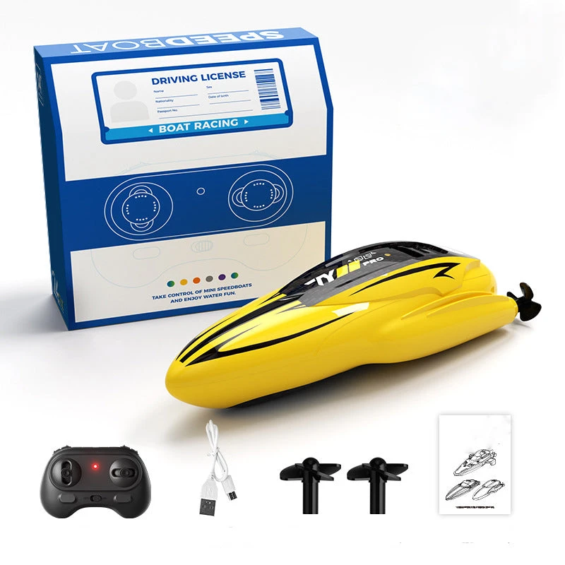 Kids Remote Control Boat 2.4G RC Rolling Stunt Boat Two Speeds Adjustable Speedboat 1 Kids Remote Control Boat 2.4G RC Rolling Stunt Boat Two Speeds Adjustable Speedboat