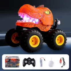 2.4G Dinosaur RC Car 360° Stunt Spray Car Monster Climbing Truck Electric Remote Control Toy Cool Light -Children Toys Sale main 06 98508c6b e25f 4181 a50f 0b274e6325a7