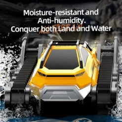 2.4G Amphibious RC Tank All-terrain Tracked Tank Waterproof Dual Control Armored Car 12 2.4G Amphibious RC Tank All-terrain Tracked Tank Waterproof Dual Control Armored Car -Children Toys Sale main 06 a98b2da2 cd6d 4652 93f6 f0e23d54d752