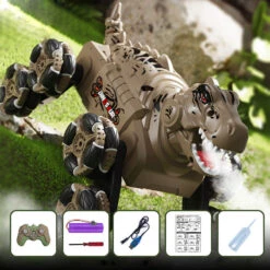 2.4G RC Stunt Car Eight-wheeled Dino Spray Deformation Car Tyrannosaurus Rex Climbing Car -Children Toys Sale main 07 6934099a 23a9 4aed 9d16 d492a42df35b