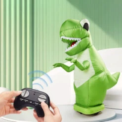 2.4Ghz Remote Control Dinosaur Unicorn Automatic Inflatable Toy With Two-speed Adjustment