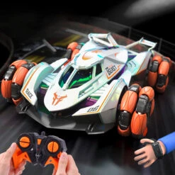 2.4G RC Drift Car Colorful 4WD Off-road Car 360° Stunt Car Dual Remote Mode For Kids -Children Toys Sale main 11 7b0b6855 aaad 4685 a38a de3c1dbf6d52