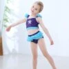 Girls Mermaid Swimwear Princess Bikini Tops And Bottoms 2pcs Swimsuit For Beach Swim Pool