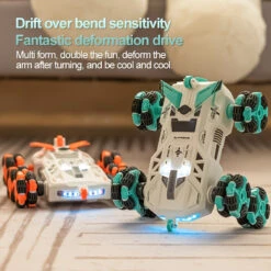 6 Wheels RC Car 360° Rotation RC Stunt Car Spray Swing Arm Drift Vehicle For Kids -Children Toys Sale main 2 d726bb2b 6aee 46cb 9bec ba7d60bb4d7c