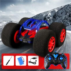 2.4G Remote Control Car Sponge Wheel 360° Rotation Rolling Stunt Vehicle RC Climbing Car -Children Toys Sale main 2 e9a1bbb6 9440 4c1d b1ae 0d163dcfa06a