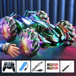 4WD Remote Control Car 2.4G Drift Car 360° Stunt Car With Colorful Wheels -Children Toys Sale main 3 f29fb11e 2061 4b94 87a8 2c7ed0eb314a