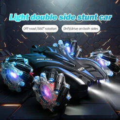 4WD Stunt RC Car 2.4G Double-sided Car Cool Light 360° Stunt Drift Car -Children Toys Sale main 40dc6fae 7ba5 4f46 866b d403c9eebac6