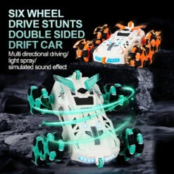 6 Wheels RC Car 360° Rotation RC Stunt Car Spray Swing Arm Drift Vehicle For Kids -Children Toys Sale main 6 a28d805c 3515 409e b6ec c3e0500ff4d6