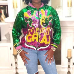 MardiGra Sequin Party Dress Casual Fleur De Lis Flower Shirt Carnival Costume For Women -Children Toys Sale mardi gras costume 1 58715833 9b44 44ef a0c4 28a4f212313b