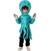 Blue Octopus Costume For Children Girls Boys Sea Creature Cosplay Costumes