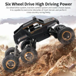 Kids 6 Wheels RC Car Reomote Control Monster Truck Dual Motors Two Speed Off-road Truck -Children Toys Sale off road rc cars trucks 12