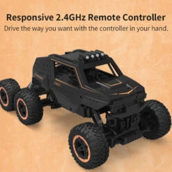 Kids 6 Wheels RC Car Reomote Control Monster Truck Dual Motors Two Speed Off-road Truck -Children Toys Sale off road rc cars trucks 2