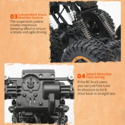 Kids 6 Wheels RC Car Reomote Control Monster Truck Dual Motors Two Speed Off-road Truck -Children Toys Sale off road rc cars trucks 4