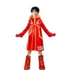 Loofie Costume Kids Adults Egghead Island Arc Red Coat With Straw Hat And Gloves For Cosplay