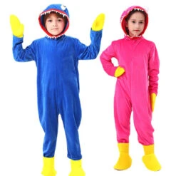 Kids Hagi Wagi Costume Boys Girls Game Cosplay Pajamas With Gloves And Shoes Covers Halloween Cosplay Outfits -Children Toys Sale poppy playtime cosplay costume 2