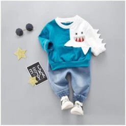 Baby Boys Girls Toddler Suits Dinosaur T-shirt+Pants 2Pcs -Children Toys Sale product image 1009224504