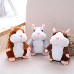Talking Hamster Falante Mouse Pet Plush Toy Cute Talking Sound Record Educational Stuffed Doll -Children Toys Sale product image 1094400815