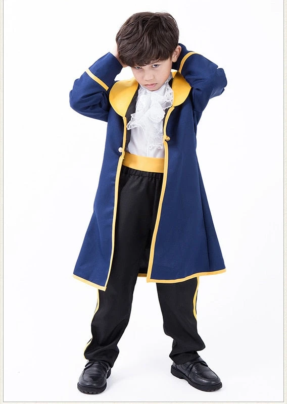 Boy Purim European Kings Prince Costume Carnival Fancy Wear 2 Boy Purim European Kings Prince Costume Carnival Fancy Wear - Image 2