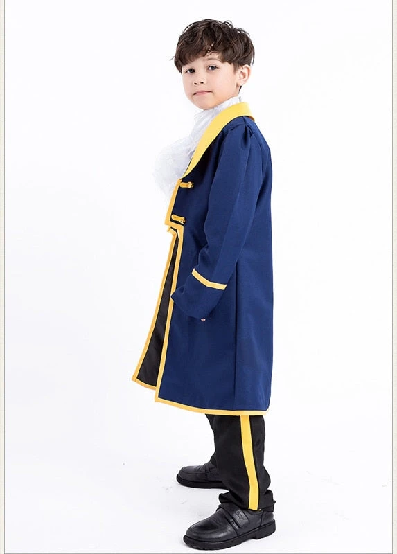 Boy Purim European Kings Prince Costume Carnival Fancy Wear 4 Boy Purim European Kings Prince Costume Carnival Fancy Wear - Image 4