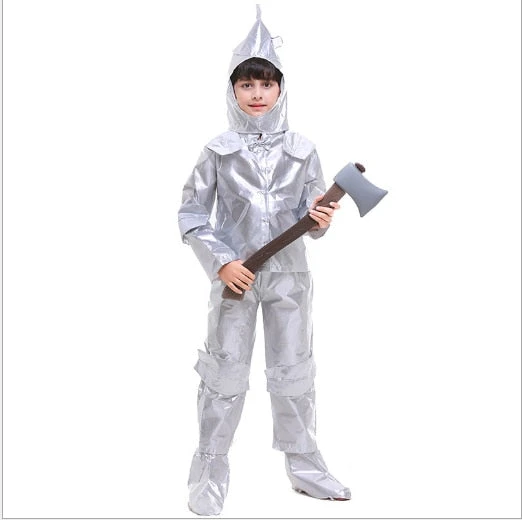 Boy Purim The Wizard Tin Man Cosplay Halloween Carnival Costume 1 Boy Purim The Wizard Tin Man Cosplay Halloween Carnival Costume
