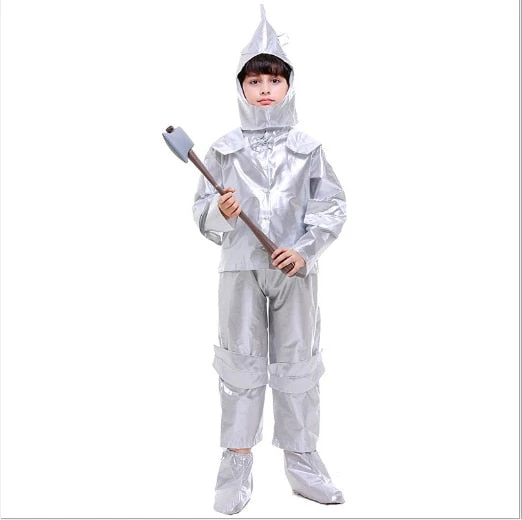 Boy Purim The Wizard Tin Man Cosplay Halloween Carnival Costume 3 Boy Purim The Wizard Tin Man Cosplay Halloween Carnival Costume - Image 3